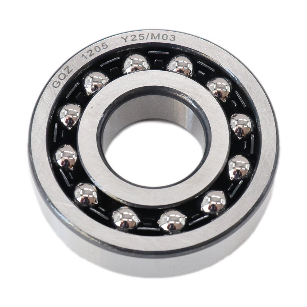 GQZ Bearing 1205 Rodamiento de bolas autoalineables de doble hilera 25x52x15mm Double Row Self-Aligning Ball Bearings de alta precisión de Metal para bricolaje mecánico Peso 0.144kg|1205