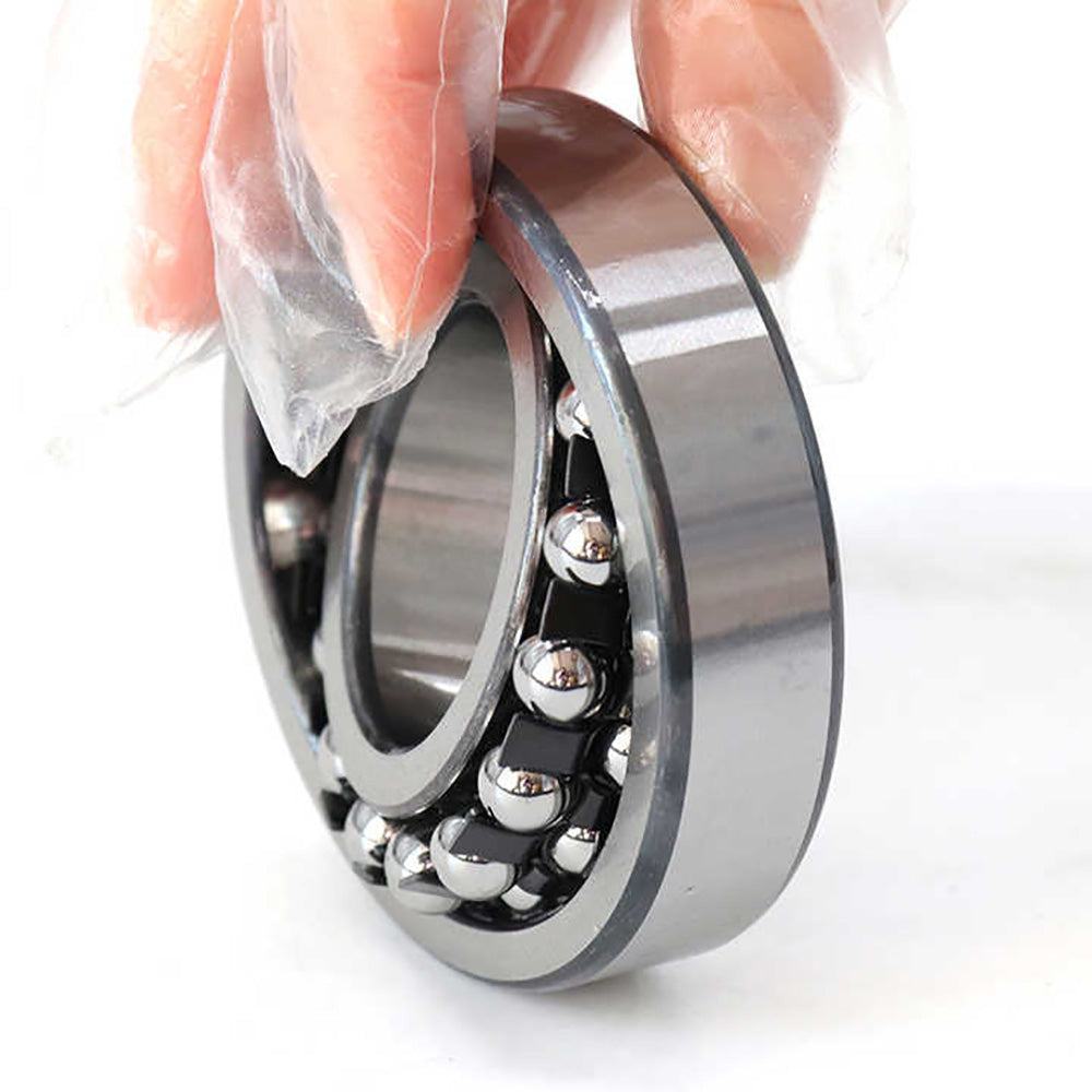 GQZ Bearing 1205 Rodamiento de bolas autoalineables de doble hilera 25x52x15mm Double Row Self-Aligning Ball Bearings de alta precisión de Metal para bricolaje mecánico Peso 0.144kg|1205