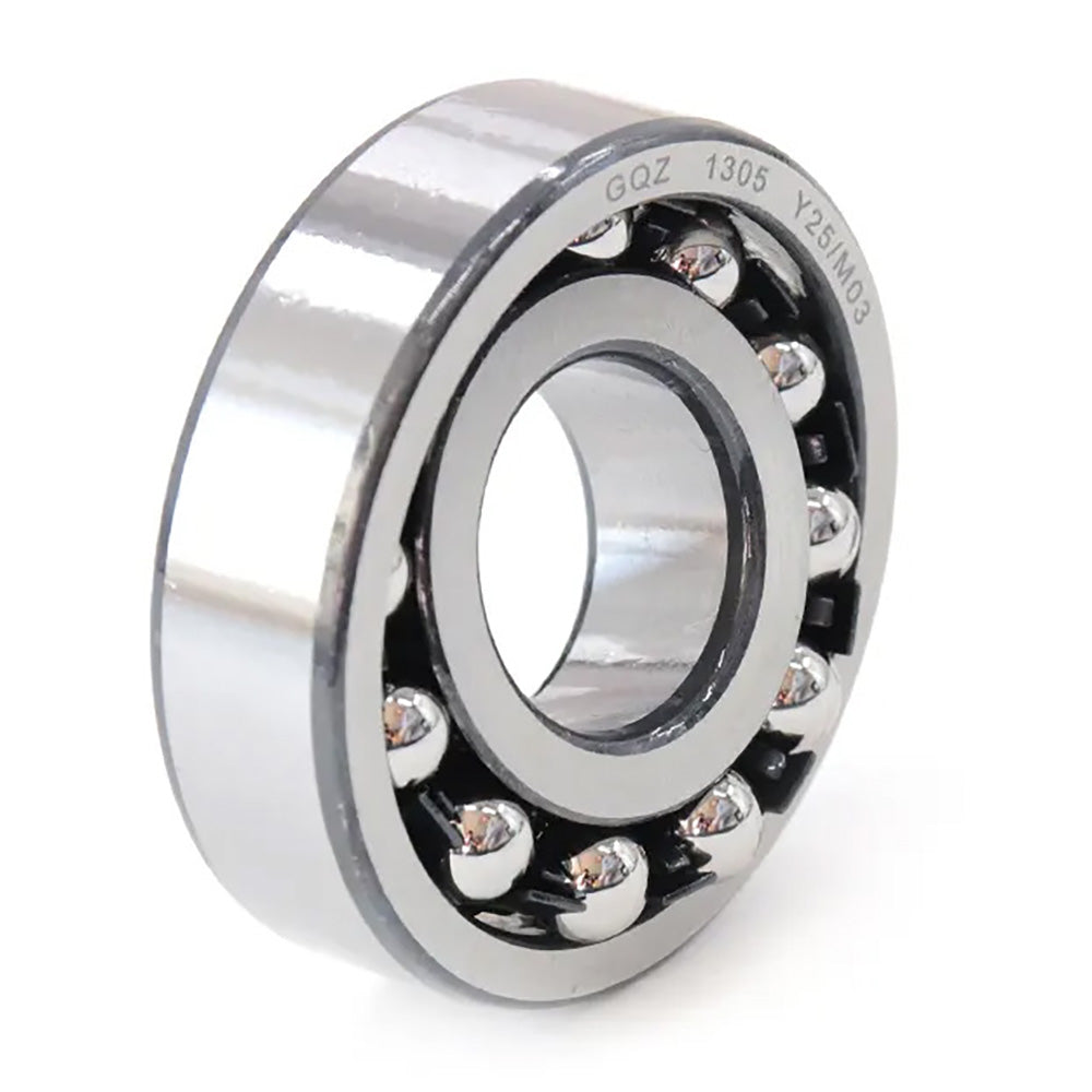 GQZ Bearing 1305 Rodamiento de bolas autoalineables de doble hilera 25x62x17mm Double Row Self-Aligning Ball Bearings de alta precisión de Metal para bricolaje mecánico Peso 0.257kg|1305