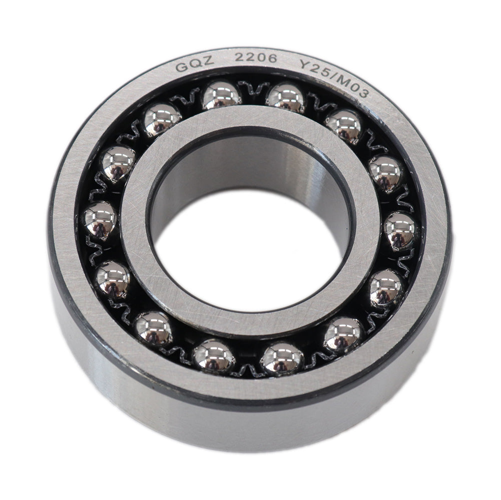 GQZ Bearing 2206 Rodamiento de bolas autoalineables de doble hilera 30x62x20mm Double Row Self-Aligning Ball Bearings de alta precisión de Metal para bricolaje mecánico Peso 0.243kg|2206