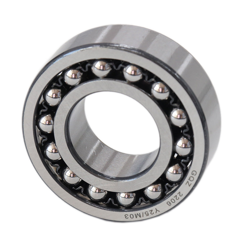 GQZ Bearing 2206 Rodamiento de bolas autoalineables de doble hilera 30x62x20mm Double Row Self-Aligning Ball Bearings de alta precisión de Metal para bricolaje mecánico Peso 0.243kg|2206