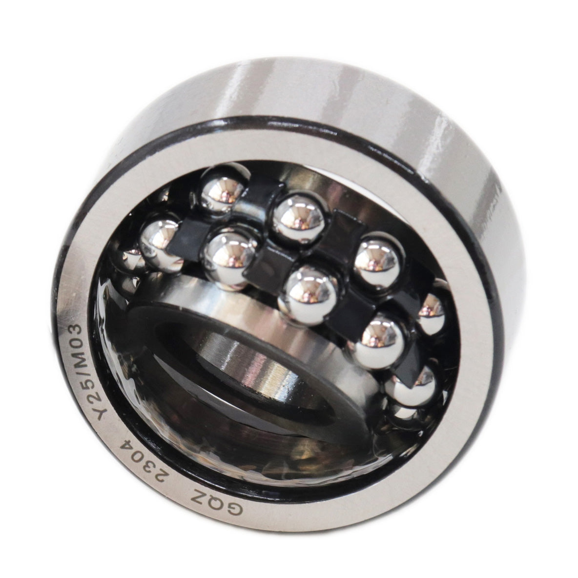 GQZ Bearing 2304 Rodamiento de bolas autoalineables de doble hilera 20x52x21mm Double Row Self-Aligning Ball Bearings de alta precisión de Metal para bricolaje mecánico Peso 0.213kg|2304