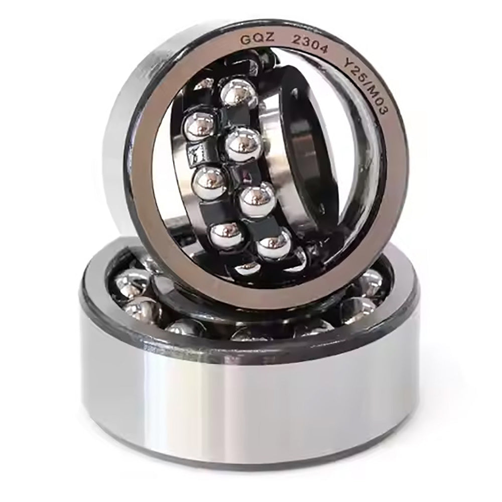 GQZ Bearing 2304 Rodamiento de bolas autoalineables de doble hilera 20x52x21mm Double Row Self-Aligning Ball Bearings de alta precisión de Metal para bricolaje mecánico Peso 0.213kg|2304