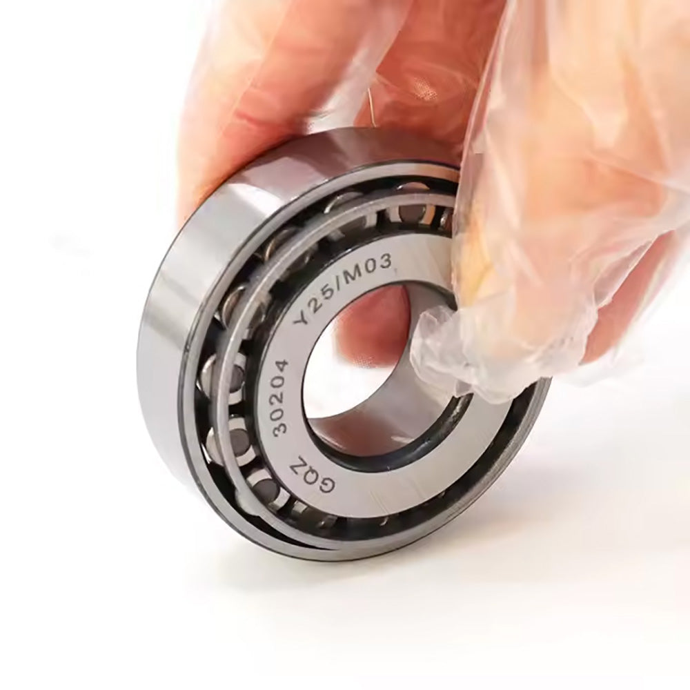 GQZ Bearing 30204 Rodamiento de cono y copa de rodillos cónicos 20x47x15.25mm Tapered Roller Bearing de alta precisión de Metal para bricolaje y dispositivos mecánicos Peso 0.125kg|30204