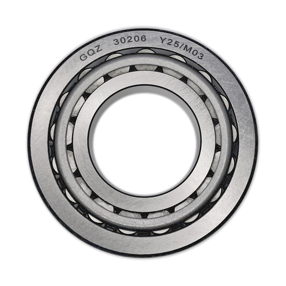 GQZ Bearing 30206 Rodamiento de cono y copa de rodillos cónicos 30x62x17.25mm Tapered Roller Bearing de alta precisión de Metal para bricolaje y dispositivos mecánicos Peso 0.23kg |30206