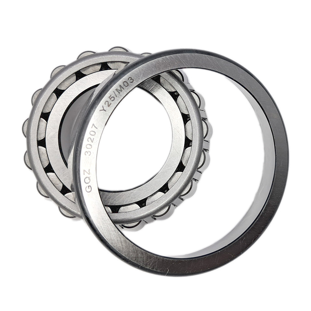 GQZ Bearing 30207 Rodamiento de cono y copa de rodillos cónicos 35x72x18.25mm Tapered Roller Bearing de alta precisión de Metal para bricolaje y dispositivos mecánicos Peso 0.329kg|30207