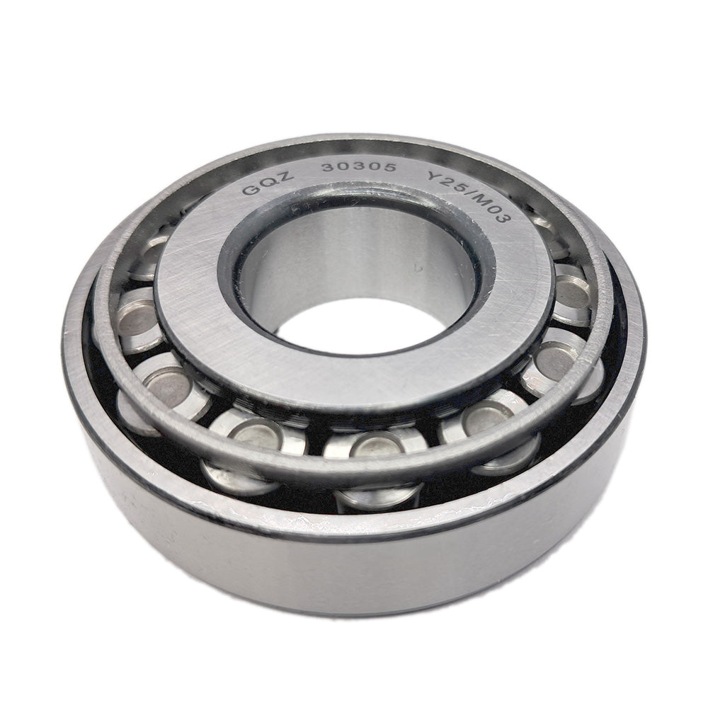 GQZ Bearing 30305 Rodamiento de cono y copa de rodillos cónicos 25x62x18.25mm Tapered Roller Bearing de alta precisión de Metal para bricolaje y dispositivos mecánicos Peso 0.261kg|30305