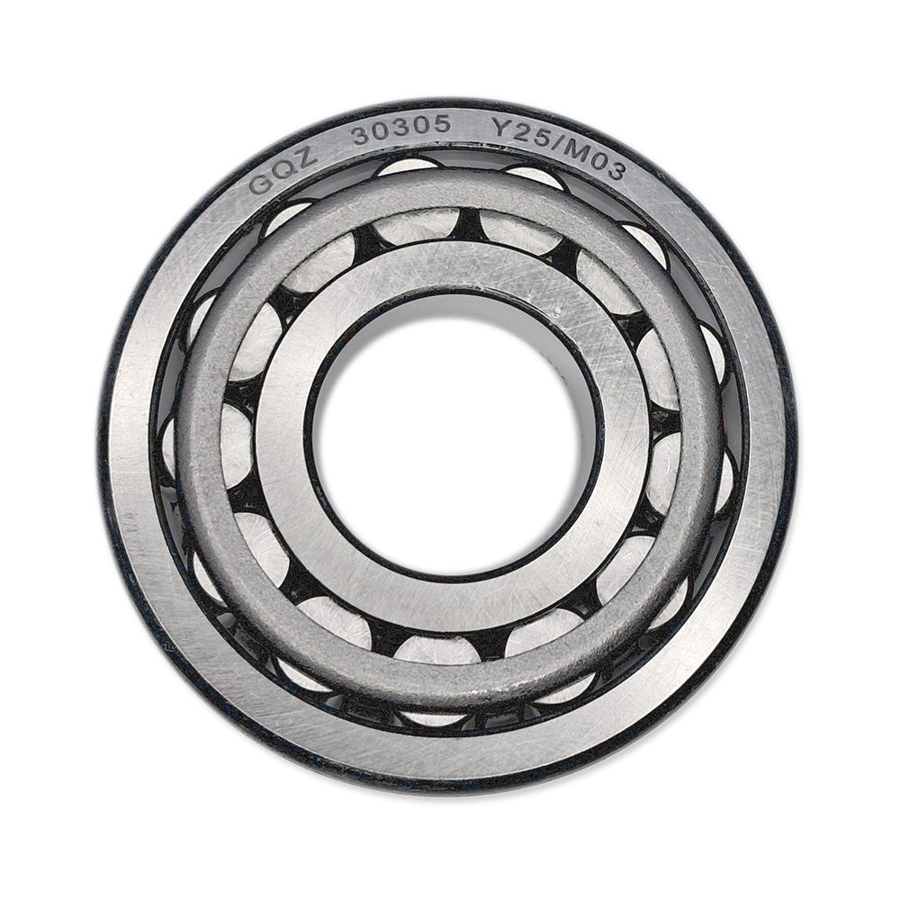 GQZ Bearing 30305 Rodamiento de cono y copa de rodillos cónicos 25x62x18.25mm Tapered Roller Bearing de alta precisión de Metal para bricolaje y dispositivos mecánicos Peso 0.261kg|30305