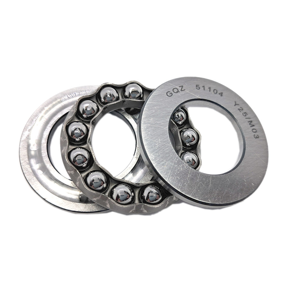 GQZ Bearing 51104 Rodamiento rígido axial de bolas 20x35x10mm Axial Ball Thrust Bearing rodamiento de bolas de empuje, rodamiento axial plano de vía convexa Peso 0.037kg |51104