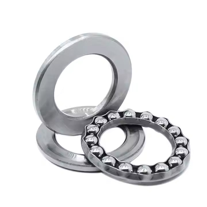 GQZ Bearing 51107 Rodamiento rígido axial de bolas 35x52x12mm Axial Ball Thrust Bearing rodamiento de bolas de empuje, rodamiento axial plano de vía convexa Peso 0.081kg |51107