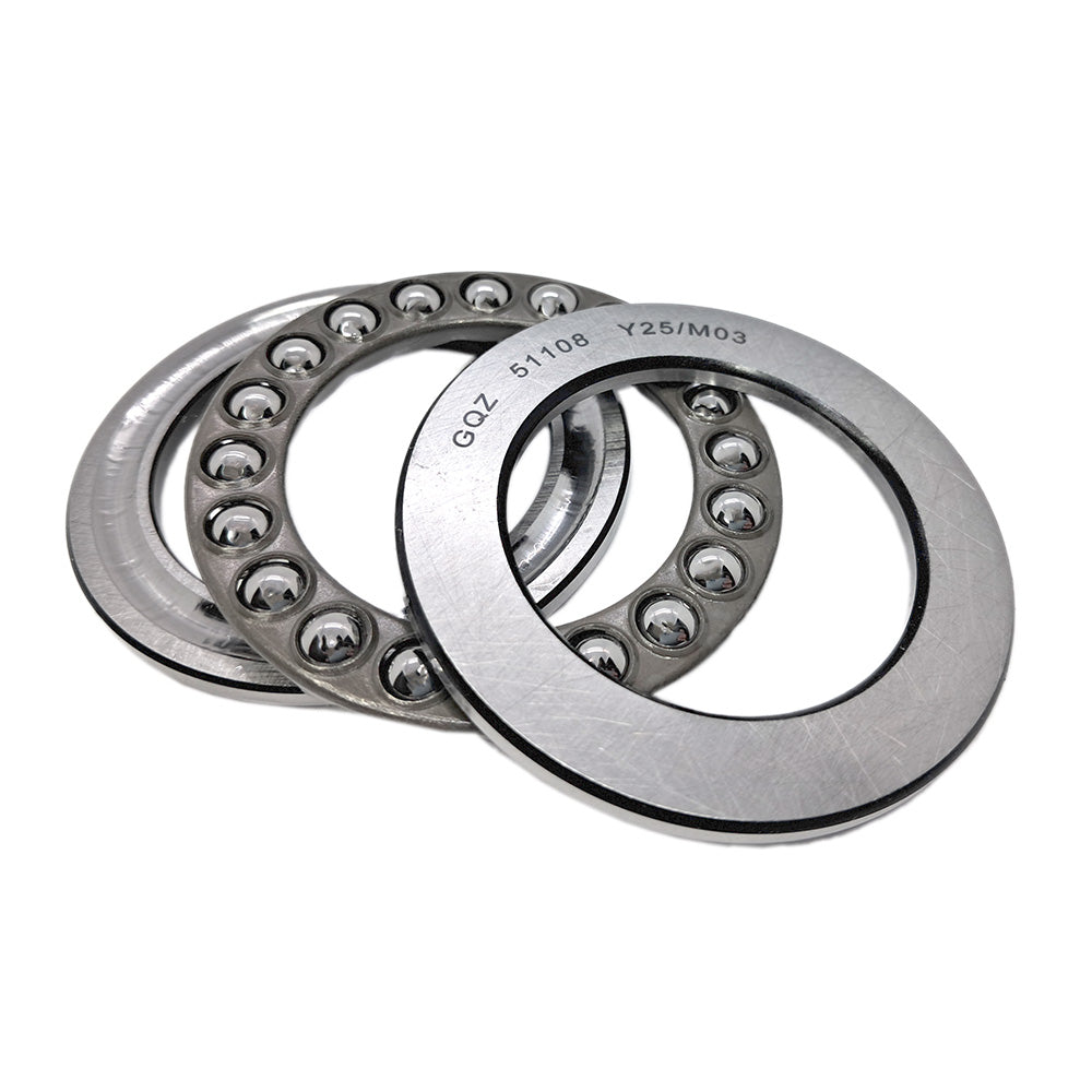 GQZ Bearing 51108 Rodamiento rígido axial de bolas 40x60x13mm Axial Ball Thrust Bearing rodamiento de bolas de empuje, rodamiento axial plano de vía convexa Peso 0.116kg |51108