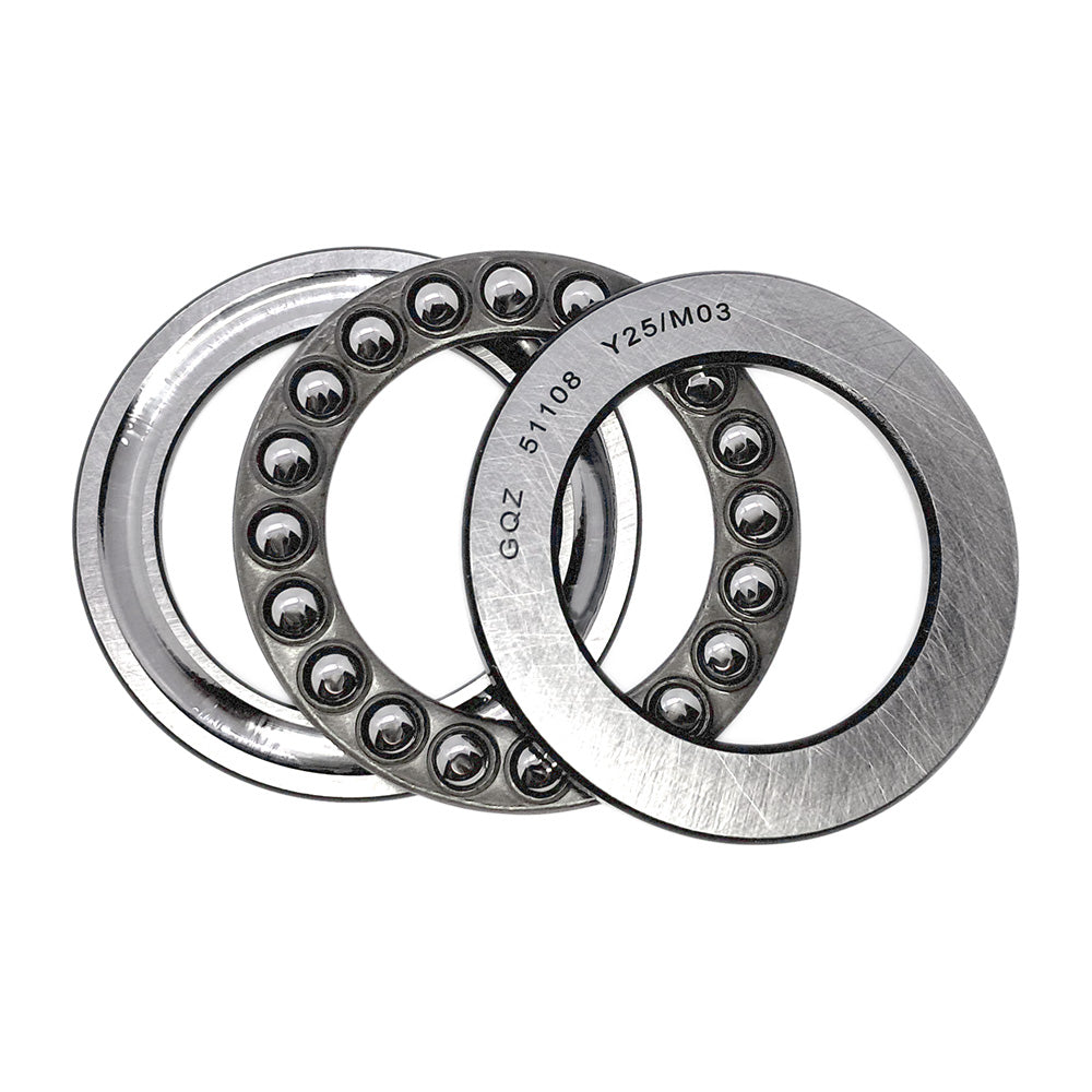 GQZ Bearing 51108 Rodamiento rígido axial de bolas 40x60x13mm Axial Ball Thrust Bearing rodamiento de bolas de empuje, rodamiento axial plano de vía convexa Peso 0.116kg |51108