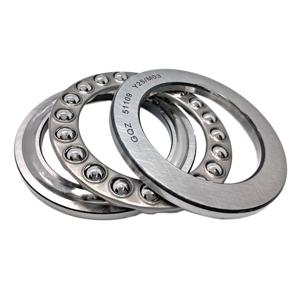 GQZ Bearing 51109 Rodamiento rígido axial de bolas 45x65x14mm Axial Ball Thrust Bearing rodamiento de bolas de empuje, rodamiento axial plano de vía convexa Peso 0.14kg |51109
