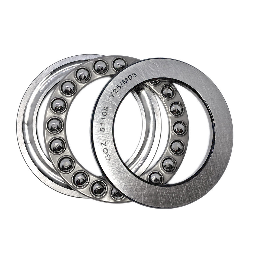 GQZ Bearing 51109 Rodamiento rígido axial de bolas 45x65x14mm Axial Ball Thrust Bearing rodamiento de bolas de empuje, rodamiento axial plano de vía convexa Peso 0.14kg |51109