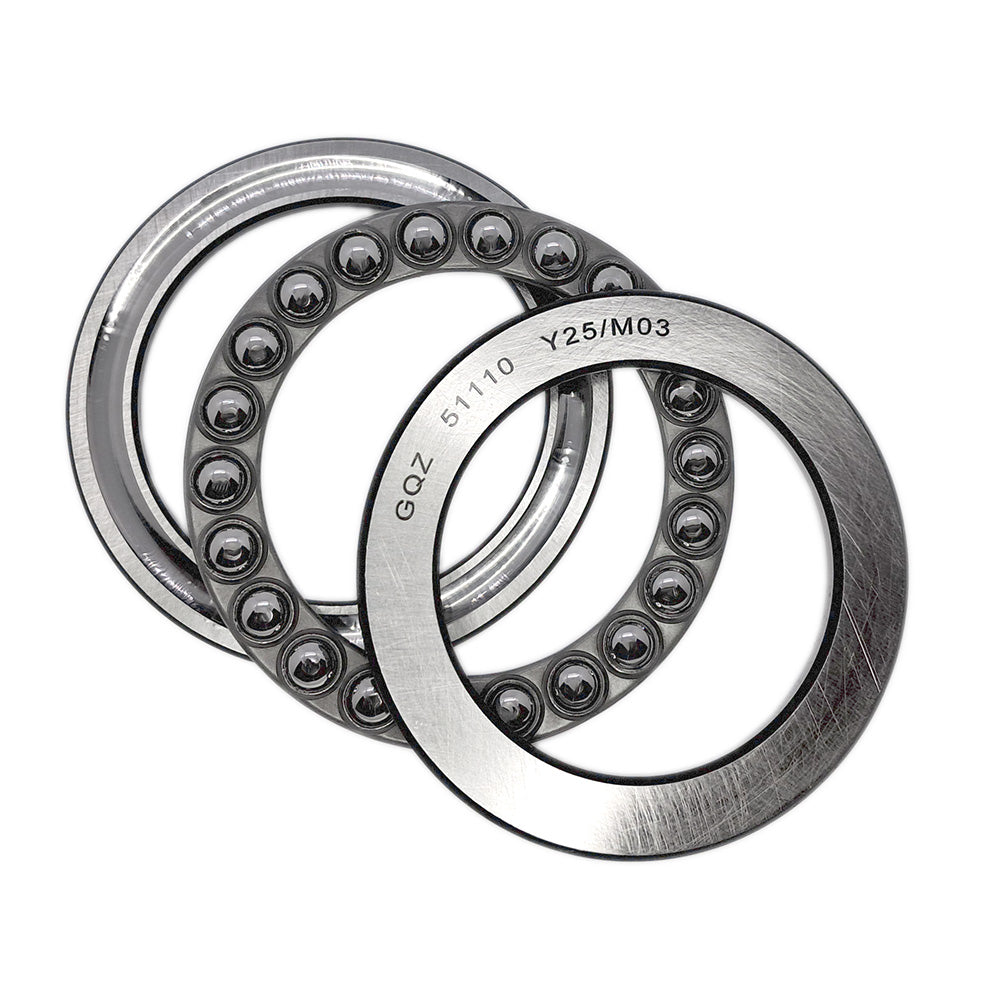 GQZ Bearing 51110 Rodamiento rígido axial de bolas 50x70x14mm Axial Ball Thrust Bearing rodamiento de bolas de empuje, rodamiento axial plano de vía convexa Peso 0.148kg |51110