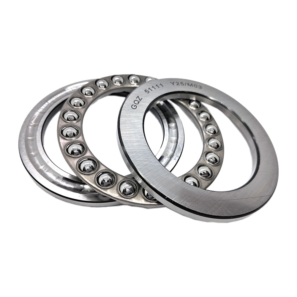 GQZ Bearing 51111 Rodamiento rígido axial de bolas 55x78x16mm Axial Ball Thrust Bearing rodamiento de bolas de empuje, rodamiento axial plano de vía convexa Peso 0.228kg |51111