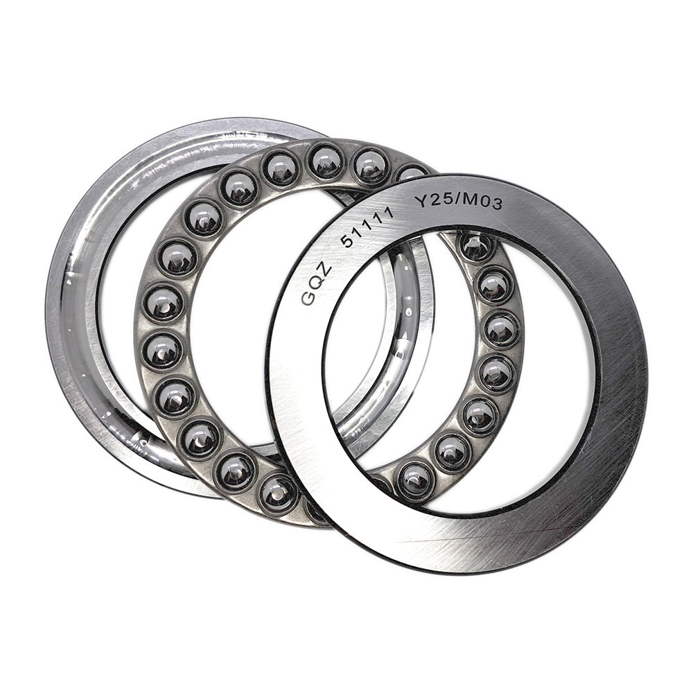 GQZ Bearing 51111 Rodamiento rígido axial de bolas 55x78x16mm Axial Ball Thrust Bearing rodamiento de bolas de empuje, rodamiento axial plano de vía convexa Peso 0.228kg |51111