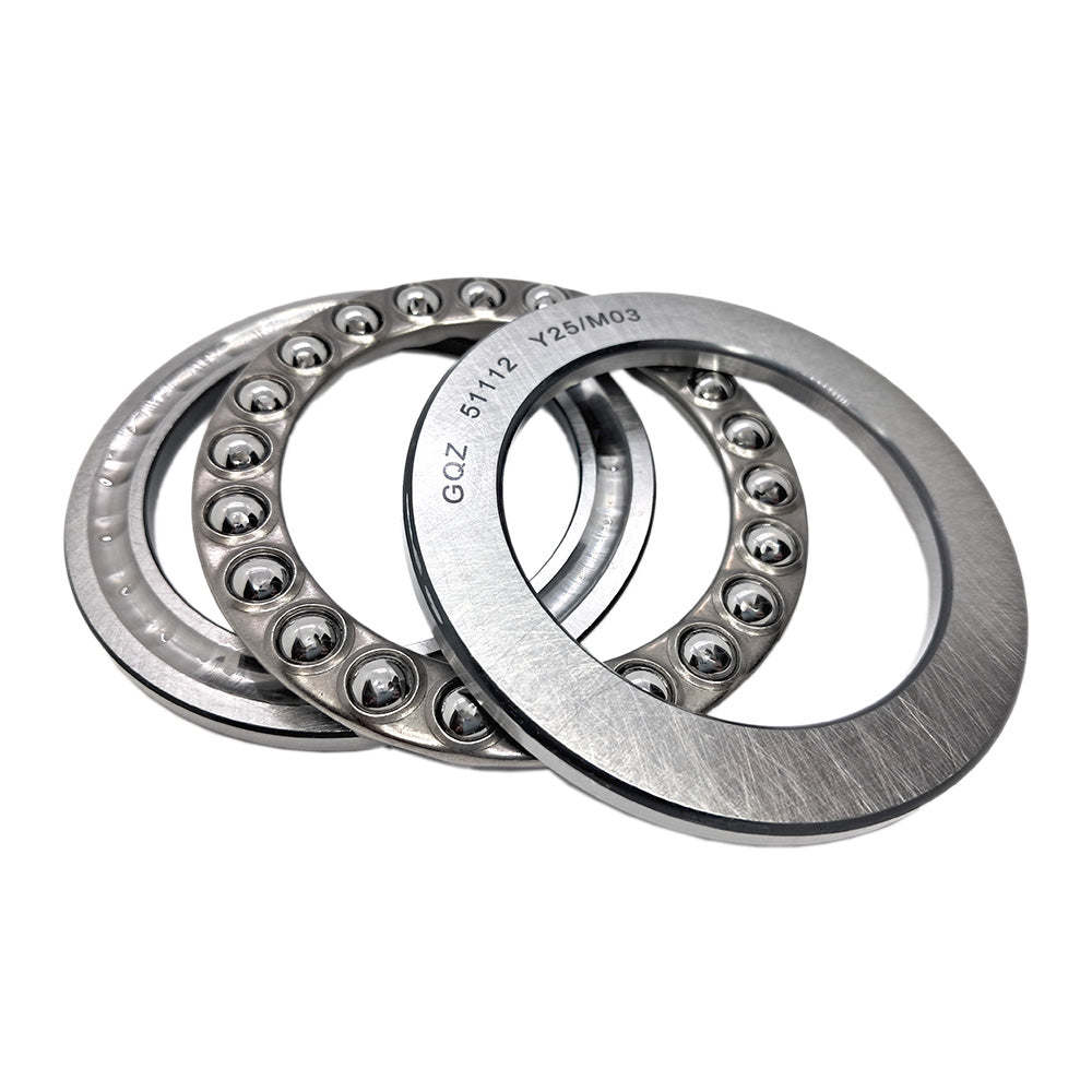 GQZ Bearing 51112 Rodamiento rígido axial de bolas 60x85x17mm Axial Ball Thrust Bearing rodamiento de bolas de empuje, rodamiento axial plano de vía convexa Peso 0.284kg |51112