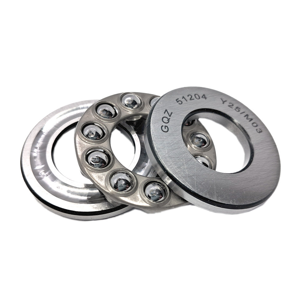 GQZ Bearing 51204 Rodamiento rígido axial de bolas 20x40x14mm Axial Ball Thrust Bearing rodamiento de bolas de empuje, rodamiento axial plano de vía convexa Peso 0.077kg |51204