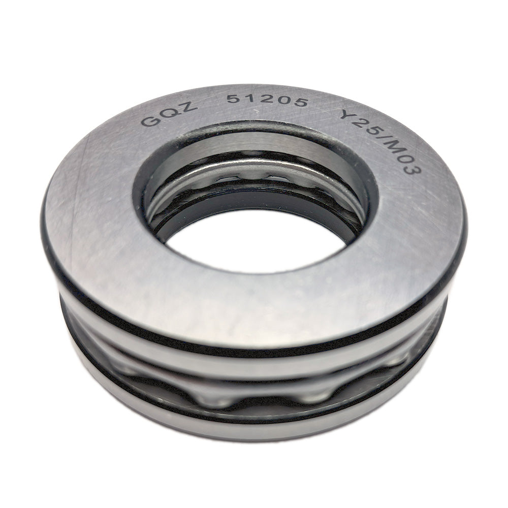 GQZ Bearing 51205 Rodamiento rígido axial de bolas 25x47x15mm Axial Ball Thrust Bearing rodamiento de bolas de empuje, rodamiento axial plano de vía convexa Peso 0.107kg |51205