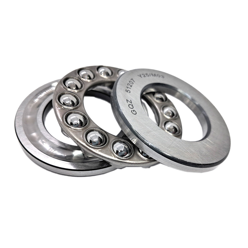 GQZ Bearing 51207 Rodamiento rígido axial de bolas 35x62x18mm Axial Ball Thrust Bearing rodamiento de bolas de empuje, rodamiento axial plano de vía convexa Peso 0.21kg |51207