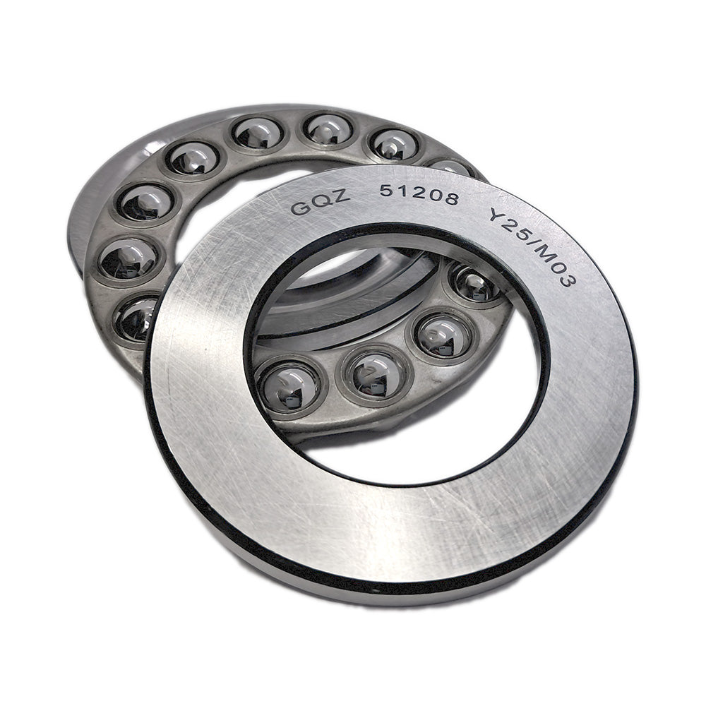 GQZ Bearing 51208 Rodamiento rígido axial de bolas 40x68x19mm Axial Ball Thrust Bearing rodamiento de bolas de empuje, rodamiento axial plano de vía convexa Peso 0.262kg |51208