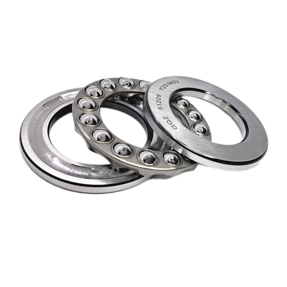 GQZ Bearing 51209 Rodamiento rígido axial de bolas 45x73x20mm Axial Ball Thrust Bearing rodamiento de bolas de empuje, rodamiento axial plano de vía convexa Peso 0.306kg |51209