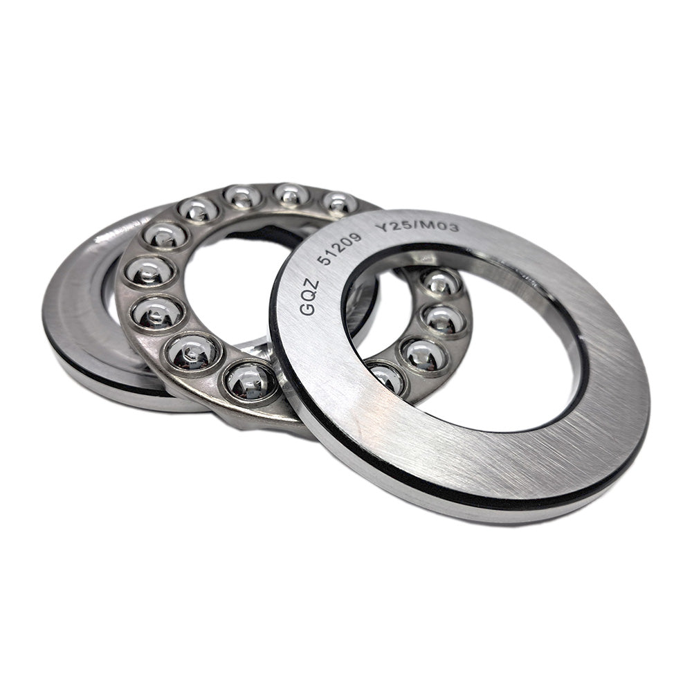 GQZ Bearing 51209 Rodamiento rígido axial de bolas 45x73x20mm Axial Ball Thrust Bearing rodamiento de bolas de empuje, rodamiento axial plano de vía convexa Peso 0.306kg |51209