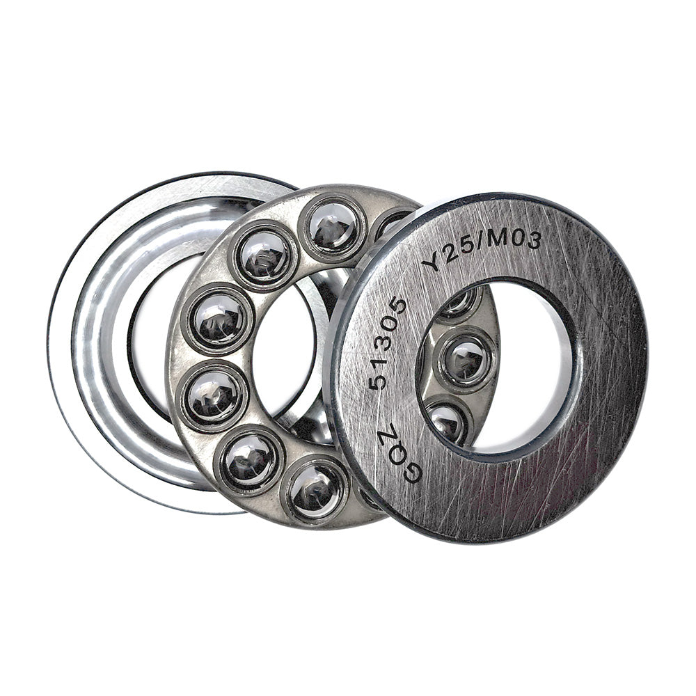 GQZ Bearing 51305 Rodamiento rígido axial de bolas 25x52x18mm Axial Ball Thrust Bearing rodamiento de bolas de empuje, rodamiento axial plano de vía convexa Peso 0.166kg |51305