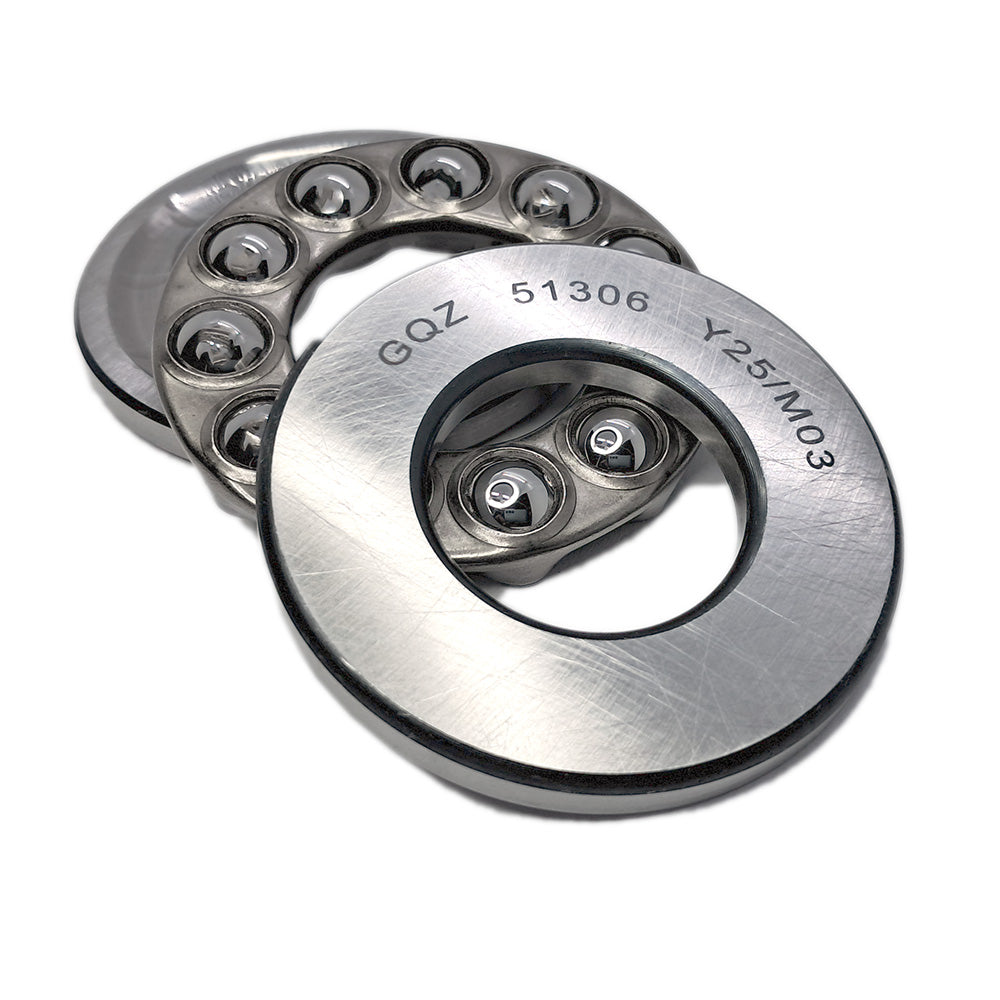 GQZ Bearing 51306 Rodamiento rígido axial de bolas 30x60x21mm Axial Ball Thrust Bearing rodamiento de bolas de empuje, rodamiento axial plano de vía convexa Peso 0.259kg |51306