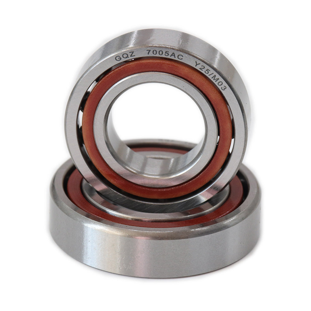 GQZ Bearing 7005AC Rodamiento de bolas de contacto angular 25x47x12mm Angular Contact Bearing Speed de una sola fila para bricolaje y dispositivos mecánicos diversos Peso 0.074kg |7005AC