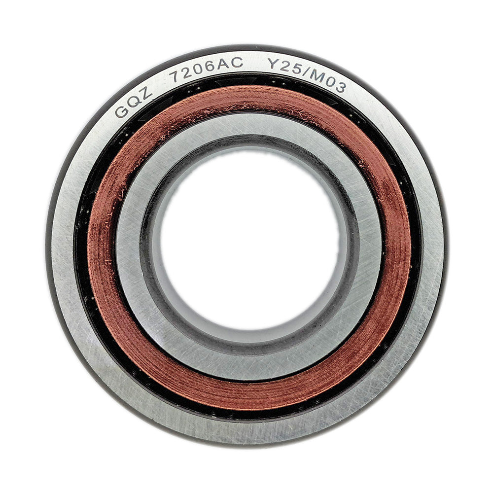 GQZ Bearing 7206AC Rodamiento de bolas de contacto angular 30x62x16mm Angular Contact Bearing Speed de una sola fila para bricolaje y dispositivos mecánicos diversos Peso 0.2kg |7206AC