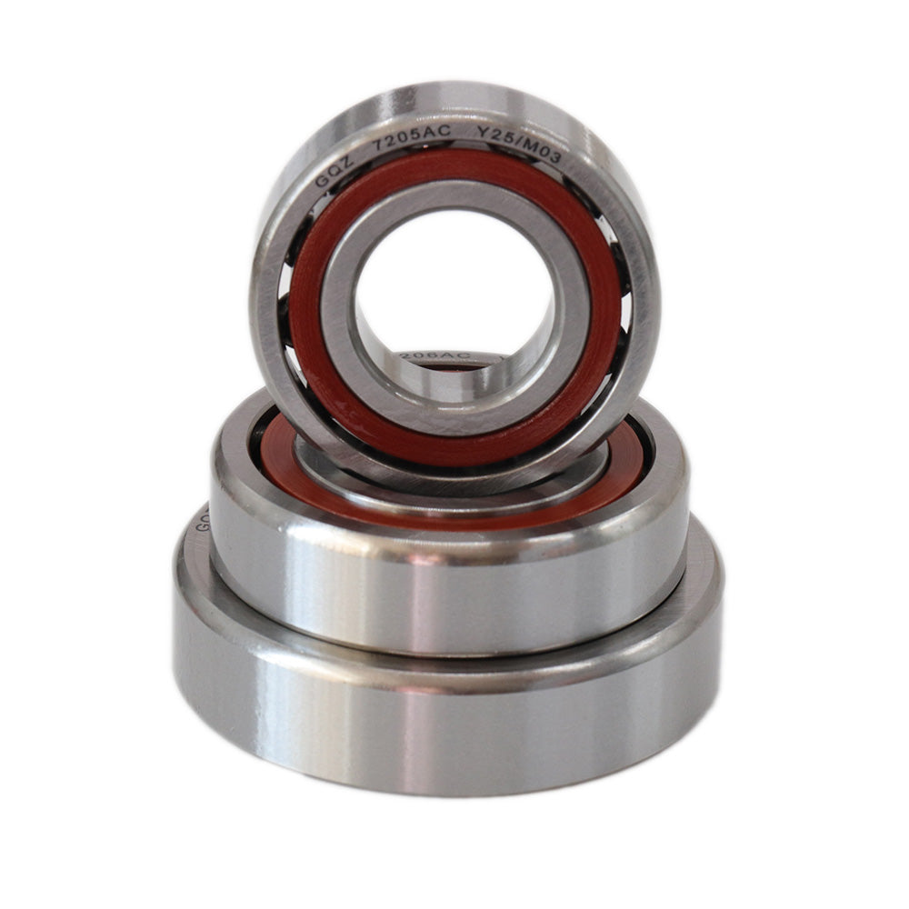 GQZ Bearing 7206AC Rodamiento de bolas de contacto angular 30x62x16mm Angular Contact Bearing Speed de una sola fila para bricolaje y dispositivos mecánicos diversos Peso 0.2kg |7206AC