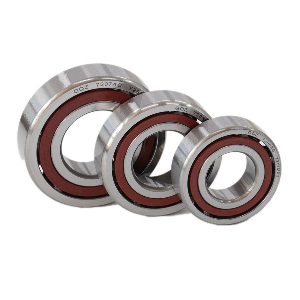 GQZ Bearing 7207AC Rodamiento de bolas de contacto angular 35x72x17mm Angular Contact Bearing Speed de una sola fila para bricolaje y dispositivos mecánicos diversos Peso 0.3kg |7207AC