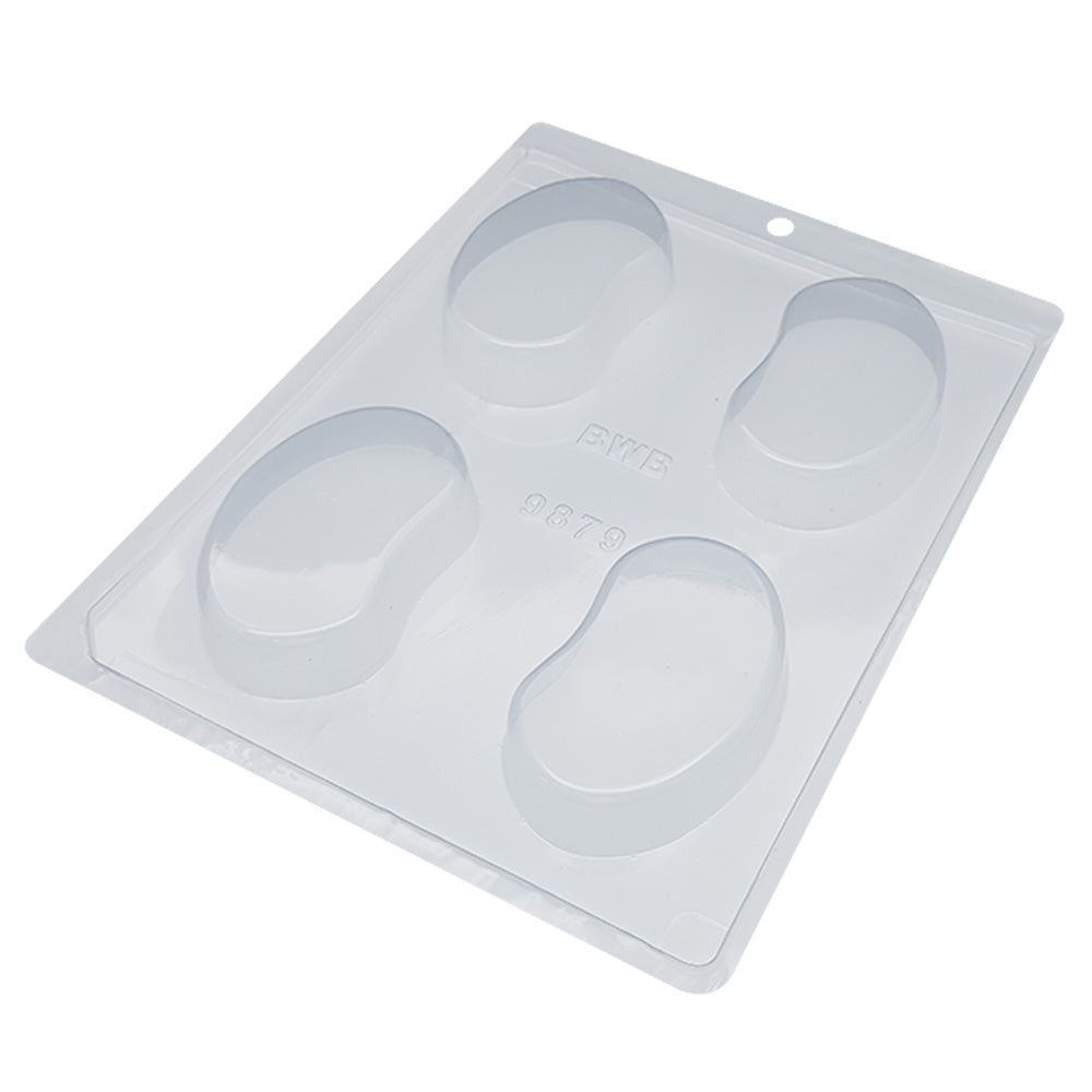 BWB 9879 Molde Jabones Bebé Forma Simples de 4 Cavidades de Plástico PET Transparente Tridimensional para jabones artesanales y jabón hecho a mano Accesorios y utensilios