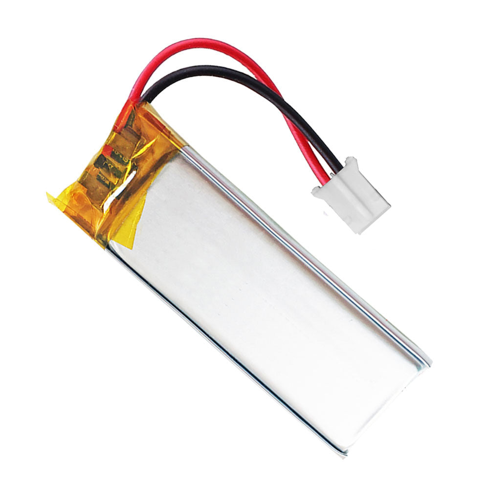 Batería 501537 LiPo 3.7V 230mAh 0.851Wh Recargable Conector PH2.0 (JST-PHR-02) Tipo B Litio: Asegúrese Que la polaridad del Dispositivo Coincide con la batería 39x15x5mm (PH2|230mAh|501537)