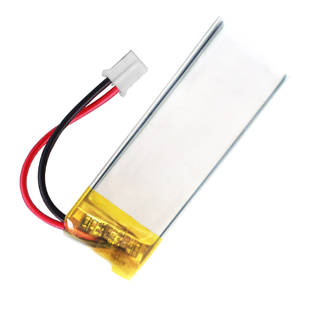 Batería 301645 LiPo 3.7V 240mAh 0.888Wh Recargable Conector PH2.0 (JST-PHR-02) Tipo B Litio: Asegúrese Que la polaridad del Dispositivo Coincide con la batería 47x16x3mm (PH2|240mAh|301645)