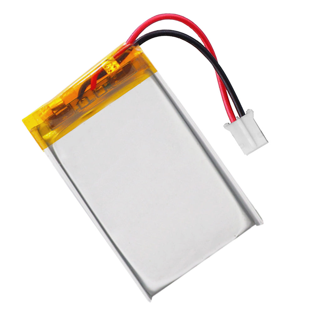 Batería 303759 LiPo 3.7V 700mAh 2.59Wh Recargable Conector PH2.0 (JST-PHR-02) Tipo B Litio: Asegúrese Que la polaridad del Dispositivo Coincide con la batería 61x37x3mm (PH2|700mAh|303759)