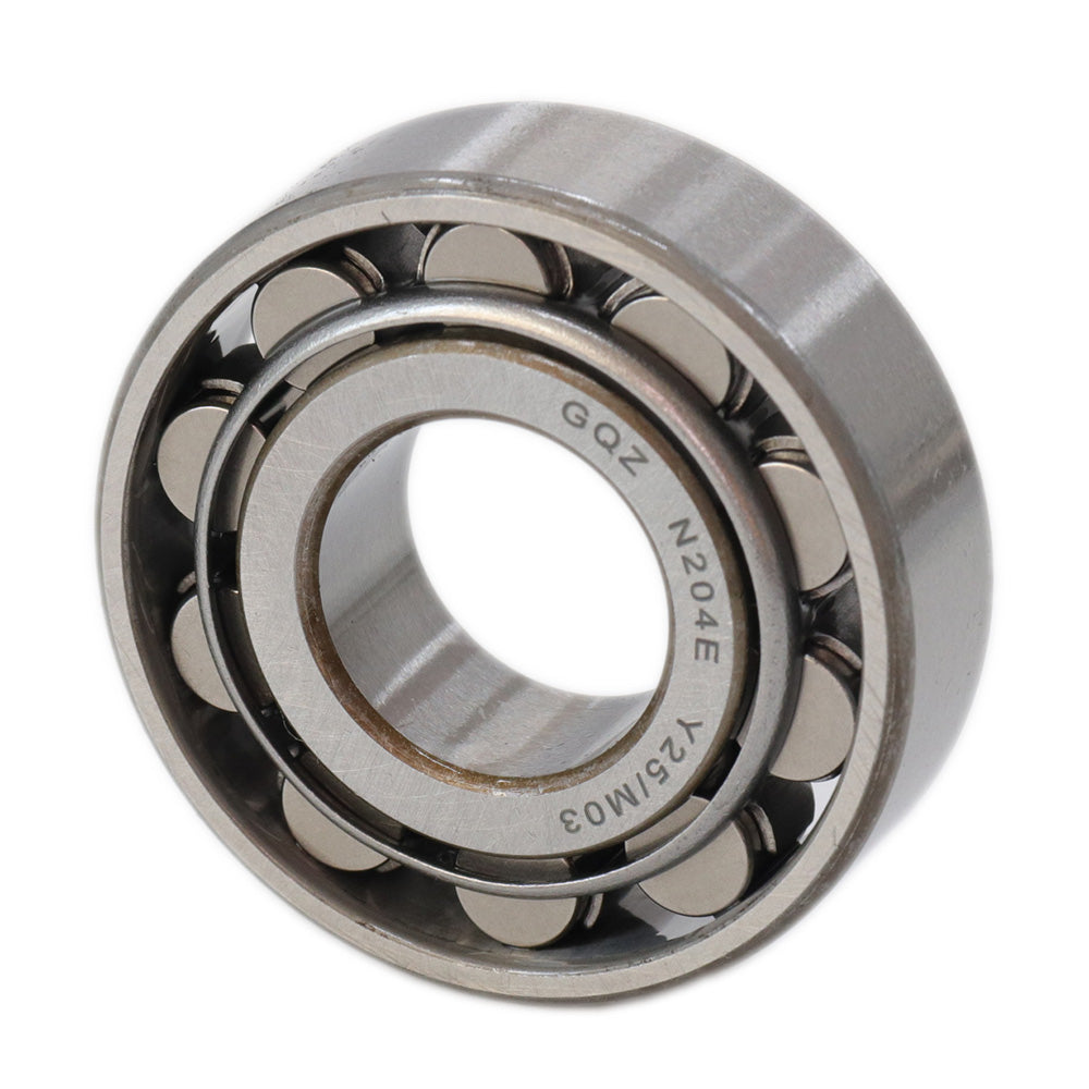 GQZ Bearing N204E Rodamiento de rodillos cilíndricos 20x47x14mm Cylindrical Roller Bearings de alta precisión y bajo ruido para bricolaje y dispositivos mecánicos Peso 0.112kg | N204E