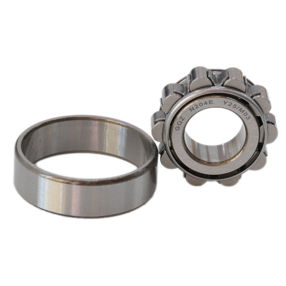 GQZ Bearing N204E Rodamiento de rodillos cilíndricos 20x47x14mm Cylindrical Roller Bearings de alta precisión y bajo ruido para bricolaje y dispositivos mecánicos Peso 0.112kg | N204E