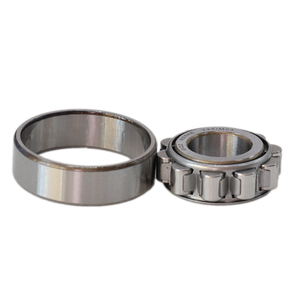 GQZ Bearing N204E Rodamiento de rodillos cilíndricos 20x47x14mm Cylindrical Roller Bearings de alta precisión y bajo ruido para bricolaje y dispositivos mecánicos Peso 0.112kg | N204E