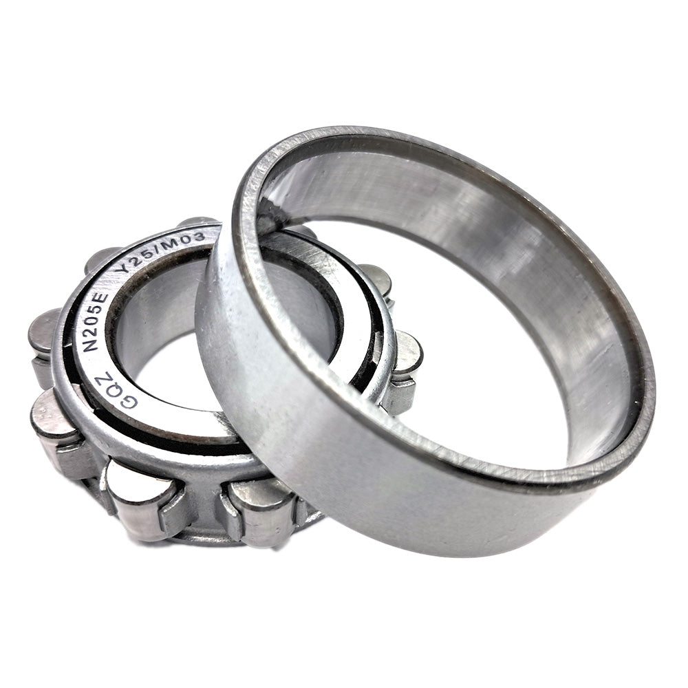 GQZ Bearing N205E Rodamiento de rodillos cilíndricos 25x52x15mm Cylindrical Roller Bearings de alta precisión y bajo ruido para bricolaje y dispositivos mecánicos Peso 0.148kg | N205E
