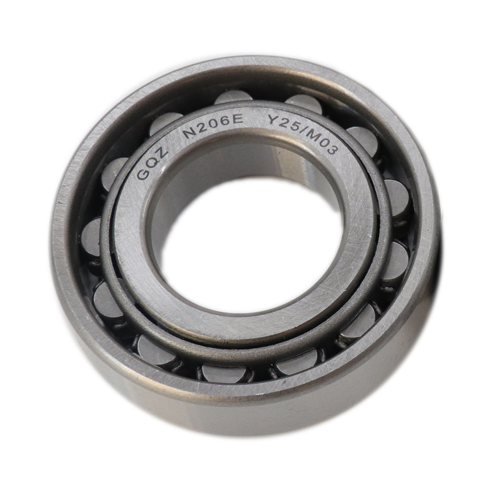 GQZ Bearing N206E Rodamiento de rodillos cilíndricos 30x62x16mm Cylindrical Roller Bearings de alta precisión y bajo ruido para bricolaje y dispositivos mecánicos Peso 0.24kg | N206E