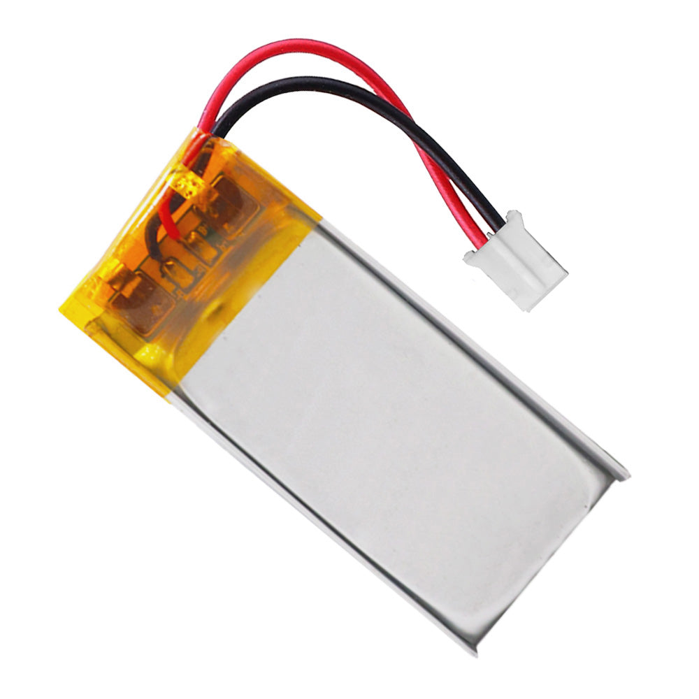 Batería 481540 LiPo 3.7V 240mAh 0.888Wh Recargable Conector PH2.0 (JST-PHR-02) Tipo B Litio: Asegúrese Que la polaridad del Dispositivo Coincide con la batería 42x15x5mm (PH2|240mAh|481540)