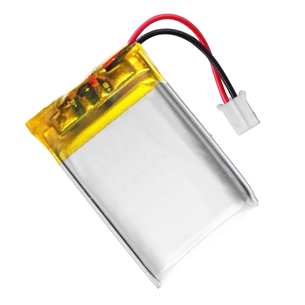 Batería 602030 LiPo 3.7V 300mAh 1.11Wh Recargable Conector PH2.0 (JST-PHR-02) Tipo B Litio: Asegúrese Que la polaridad del Dispositivo Coincide con la batería 32x20x6mm (PH2|300mAh|602030)