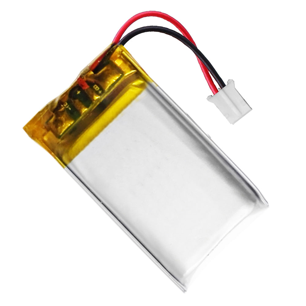 Batería 612338 LiPo 3.7V 550mAh 2.035Wh Recargable Conector PH2.0 (JST-PHR-02) Tipo B Litio: Asegúrese Que la polaridad del Dispositivo Coincide con la batería 40x23x6.5mm(PH2|550mAh|612338)
