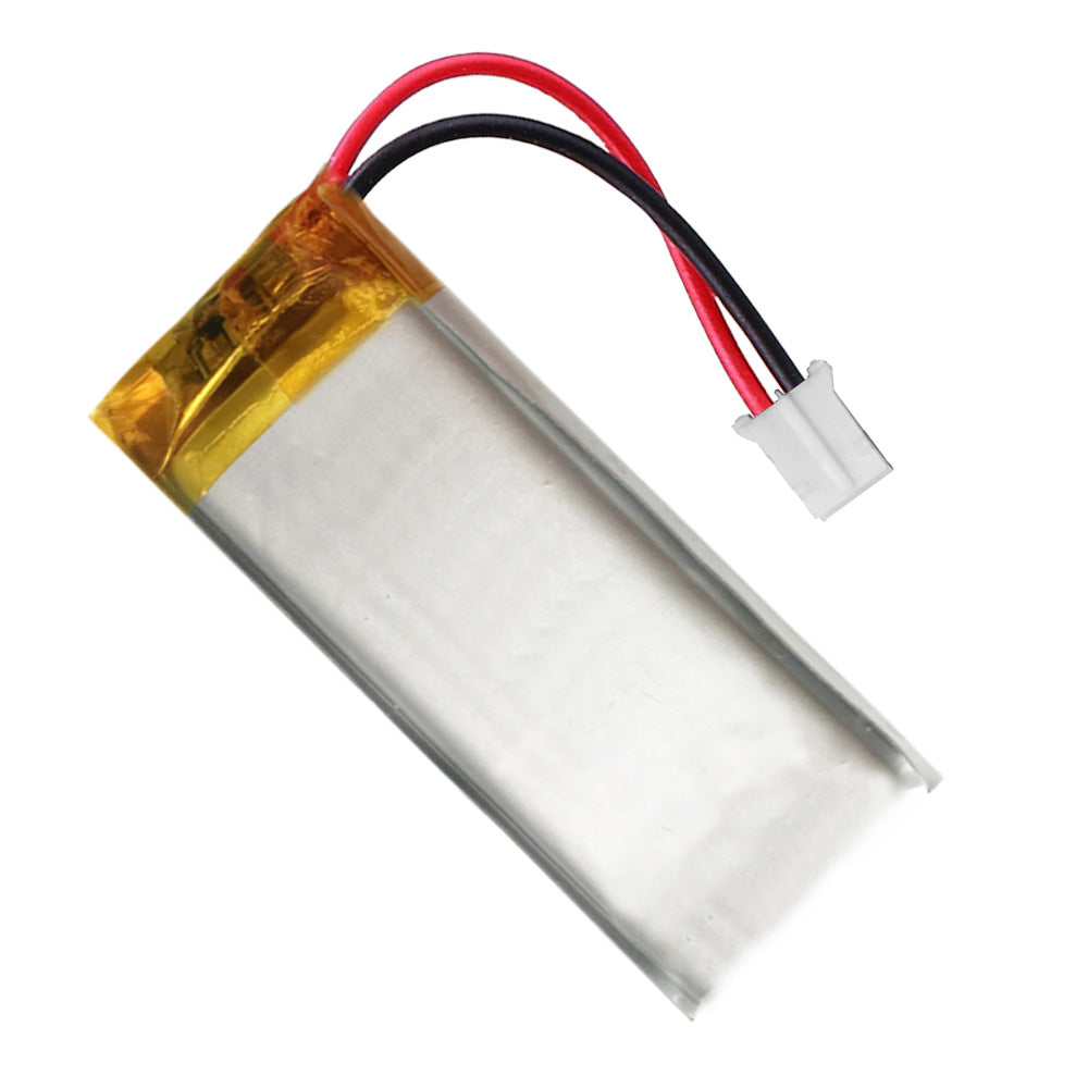 Batería 702050 LiPo 3.7V 700mAh 2.59Wh Recargable Conector PH2.0 (JST-PHR-02) Tipo B Litio: Asegúrese Que la polaridad del Dispositivo Coincide con la batería 52x20x7mm (PH2|700mAh|702050)