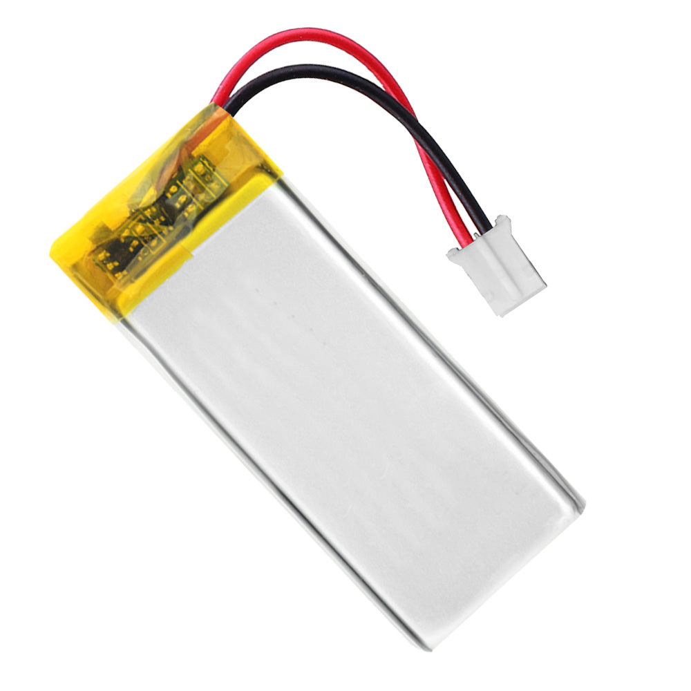 Batería 802050 LiPo 3.7V 800mAh 2.96Wh Recargable Conector PH2.0 (JST-PHR-02) Tipo B Litio: Asegúrese Que la polaridad del Dispositivo Coincide con la batería 52x20x8mm (PH2|800mAh|802050)
