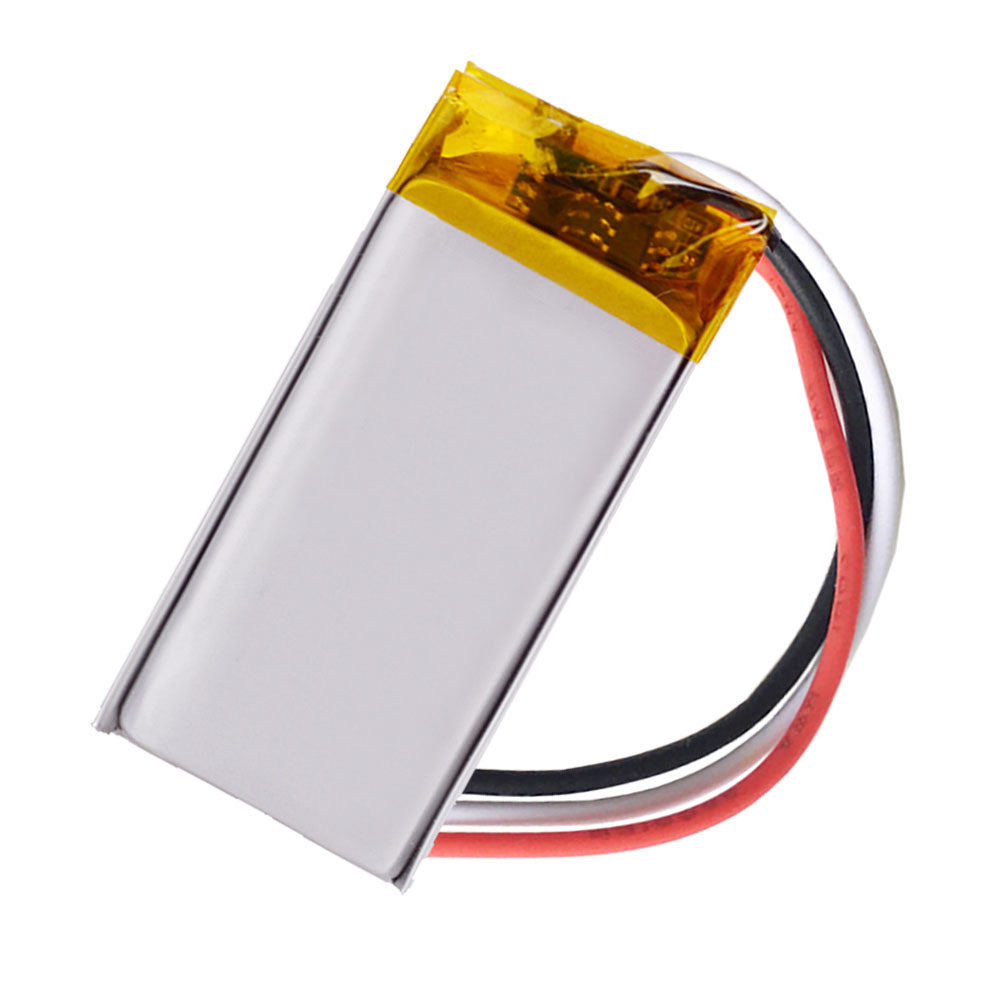 Batería 3 Cables 501430 LiPo 3.7V 155mAh 0.542Wh 1S 5C Liter Energy Battery Recargable con PCM termistor NTC smartwatch Reloj electrónica No Apta para Radio Control 32x14x5mm (3P|155mAh|501430)