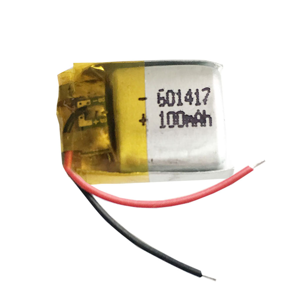 Batería 601417 LiPo 3.7V 100mAh 0.37Wh 1S 5C Liter Energy Battery para Electrónica Recargable teléfono portátil vídeo smartwatch reloj GPS - No apta para Radio Control 19x14x6mm (100mAh|601417)